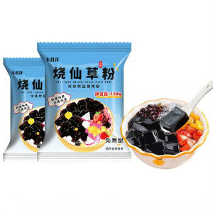 Child-friendly Food Grade Additive-free Instant Black White Grass Jelly Powder