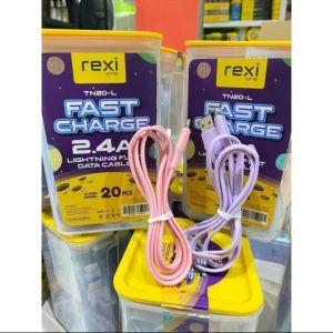 NEW‼️REXI TE20-L [1toples isi20] kabel data lightning fast charging ⚡