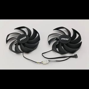 พัดลมการ์ดจอ MSI GeForce RTX4060 4060ti 4070 Ventus 2X Black OC Graphics Card PLD10010S12HH  Fan