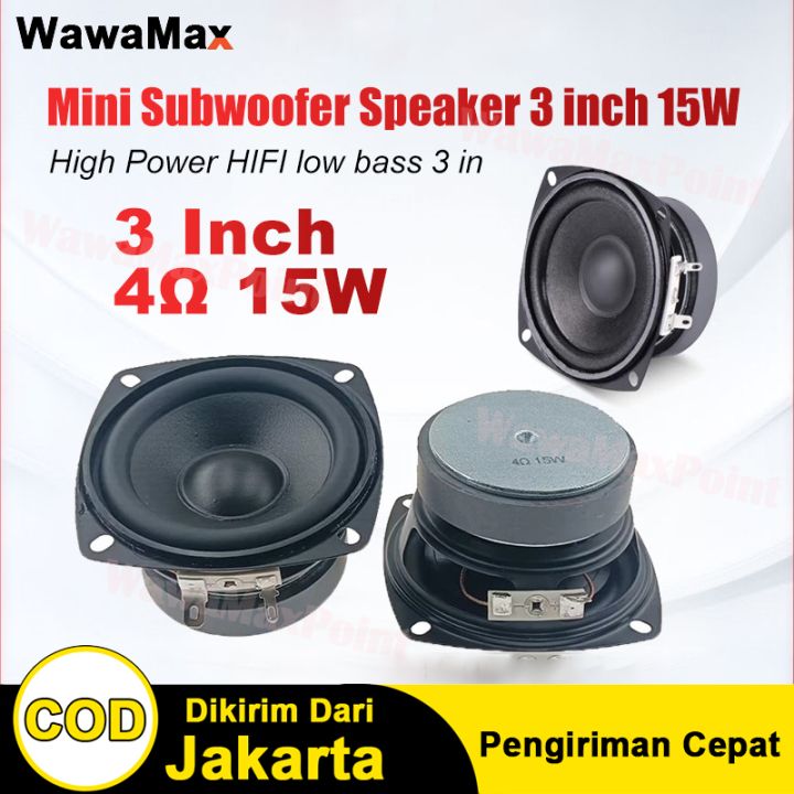 Mini Subwoofer Speaker Inch 15W High Power HIFI Low Bass in