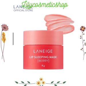 Mặt nạ ngủ môi Laneige hương quả mọng bery Mini 8g dưỡng ẩm và làm mềm mịn môi cho đôi môi thêm quyến rũ