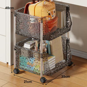 evesigar | Book Storage Box With Wheels