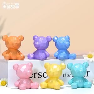 Lucky Little Bear Blind box Toys Figure model Resin Crafts - Perhiasan mainan kotak buta Beruang Keberuntungan Kecil 幸运小熊盲盒系列