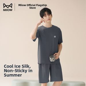 MiiOW | Cooling Mens Short Sleeve Pajamas