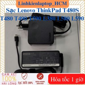 Sạc Lenovo 20V - 3.25A - 65W Type C - Sạc laptop Lenovo ThinkPad T480S T480 T490 T590 L380 L580 L590