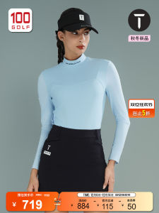 European Tour Golf Long Sleeve T-Shirt Comfortable Stand Collar Base Shirt for Women Autumn Collection Sport Fitness Fans Gear