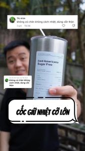 Cốc giữ nhiệt Iced Americano Chuẩn Inox 304 hai lớp cao cấp không gỉ giữ nhiệt 6-8h có ống hút tiện lợi không đổ mồ hôi (Hàng chuẩn) Cốc Giữ Nhiệt Dung Tích 600Ml - Lazada