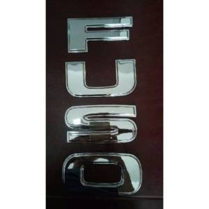 Fuso cold diesel Truck Emblem Chrome Fuso Truck Emblem Super Great And 6D40 / Large Fuso Logo / Large Fuso Writing fuso supergreat accessories