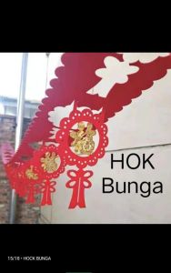 Dekorasi Gantungan Garland Imlek Tahun 2026 Kuda Horse CNY Sincia Rezeki 3 Dimensi