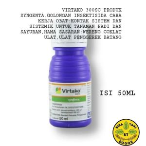 INSEKTISIDA PEMBASMI HAMA WERENG /VIRTAKO 300SC isi 50ml/Asli