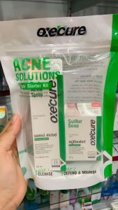 Oxe Cure Spray kit 1 set แถมสบู่ Oxecure Sulfur Soap 30 g  (ชุดซื้อสเปรย์1แถมสบู่1) ราคาสุดคุ้ม