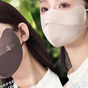 UV Protection & Eye Corner Shield Silk Mask