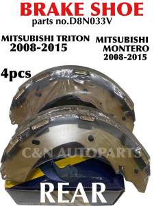 BRAKE SHOE-REAR- for MITSUBISHI MONTERO 2008-2015part no.D8N033VMITSUBISHI L200-TRITON 2008-2015ORIGINAL AISIN