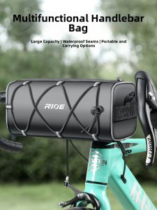 TOOKTRO | Waterproof Bicycle Handlebar Bag Front Frame Bag