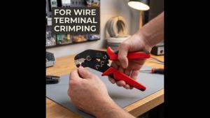 Professional Labor-Saving Crimping Pliers for Spade Dupont Terminals Automotive Electronics Repair Heavy Duty Electrical Tool