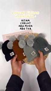 Topi Rajut Anak Pompom: Aksesoris Bayi Nyaman & Desain Unik