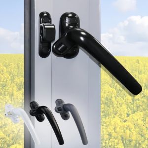 Universal Casement Window Handle Door Handles Wheel Lock with Buckle Aluminum Alloy Turning Handles Furniture Supplies Hardware