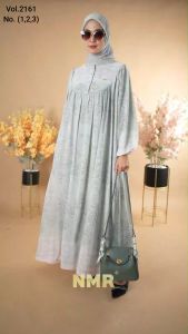 NMR Gamis Cerutty BabyDoll Premium Vol 2161-3 (INC Hijab)
