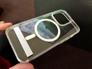 UYUXIO | Ốp Điện Thoại Trong Suốt Từ Tính Có Chân Đế Cho iPhone 11-17 Pro Max Bền Chống Xước Chống Bụi Nhẹ Chống Trượt Phụ Kiện Điện Thoại Di Động