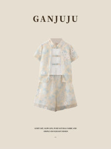 BOGUXIONG | Children Summer Hanfu Costume Floral