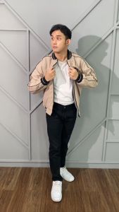 Jaket Bomber Pria Bolak Balik Uzza Rfa Store A441