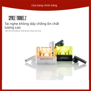 Tai nghe không dây Space Travel 2 chất lượng cao hỗ trợ hủy tiếng ồn cho game Bluetooth 5.3 pin lâu dài tai nghe true wireless