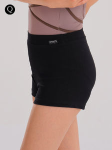 Black Three-Quarter Dance Pants Womens Tight Skin-Friendly Practice Ballet Dance Yoga Shorts Versatile Four Seasons Wear