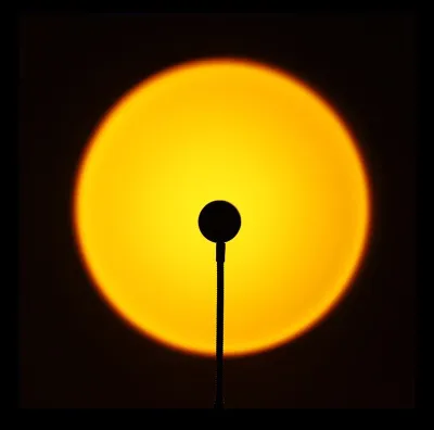 USB Sunset โคมไฟสายรุ้งบรรยากาศ Night Light Sunset Light สําหรับถ่ายภาพ Selfie ร้านกาแฟ Live Wall ตกแต่ง