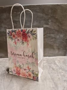 Doorgirft Paper Bag L Beg Kertas Wedding Doorgirft /Paper Bag Goodies /Paper Bag With Handle Beg Hadiah Beg Doorgirft Khawin Pastel /10 Pcs Per Pkt Paper Bag Gift /Bag Murah /Bag Jamuan /Gift Bag /Wedding Gift Perkhawinan /DIY Decoration Perkhawinan.