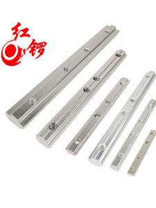 Red Gong Industrial Aluminum Fitting Profile Accessories Patchwork-Line Connection Groove Strip Connection Pair Connector
