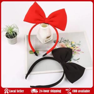 Big Bow Hairband Snow White Headband For Women Girls Fashion Cute Bow Hair Hoop Cosplay Decoration Headwear Hair Accessories New Girls Big Size Red Hair Bow Hairband Handmade Fabric Bow Headband Birthday Party Hair Accessories Women Cosplay Head Hoop