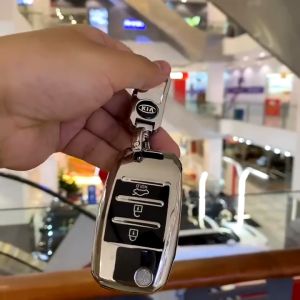 ốp chìa khóa Kia Morning Cerato K3 Rondo Rio Soluto forte... 3 nút chất liệu TPU cao cấp
