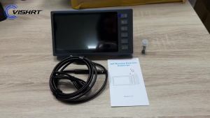 7 IPS Screen 360 Degree Auto Rotate Endoscope 9.5MM HD1080P Dual Triple Lens Car Inspection Borescope Camera With 32GB TF Card