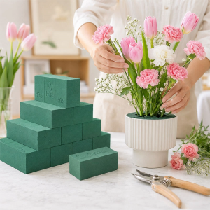 3PCS Flower Arrangement Foam Block High Water Absorption Floral Foam For Wedding Event Decor