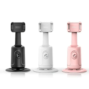 Auto Face Tracking Phone Holder Tripod Stand Smart Selfie Stick 360 Rotation Face Object Tracking Mount Intelligent Follow Live Phone Bracket Gimbals