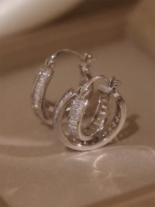 Silver Cross Zircon Earrings: A 2024 New Arrival & Hot-Sale Earrings