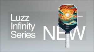 [FREE Balls] Luzz Pickleball Sunset Art Original Paddle (16mm) T700 Carbon Fiber - Standard Surface