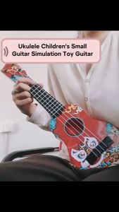 Retail Ministry Pawfect Square Ukulele Childrens Small Guitar Simulation Toy Guitar Can Play Small Instruments For Beginners