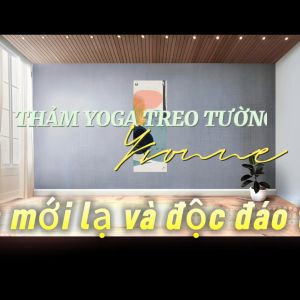 Thảm Yoga treo tường chính hãng Yvonne Delilah (TẶNG KÈM 3 PHẦN QUÀ) cao su tự nhiên dày 4mm bề mặt nhám siêu bám chống trơn trượt vượt trội ưa mồ hôi càng nhiều mồ hôi càng bám vừa làm thảm tập vừa làm tranh treo tường phòng khách phòng ngủ