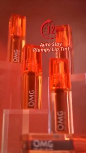 OMG OH MY GLAM Glassy Lip Tint 2gr / LipTint 3X Skincare Infused & Hyaluronic Acid / Plumpy Longlasting Moisturizing Melembabkan Warna Intens Tahan Lama