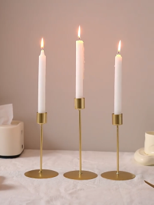 Chinese Style Metal Candle Holders Candlestick Fashion Wedding Table Candle Stand Exquisite Candlestick