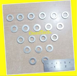 "20 Pcs" Ring Plat Flat Washer M8 M 8 Plate Cincin Putih Galvanis Pasangan Baut M8