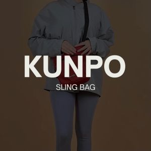 Torch Kunpo Sling Bag Simpel Elegan Pria Wanita Ringan Tas Selempang Olahraga Lari Jogging Running
