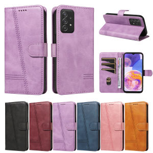 Leather Flip Wallet Case with Card Slots For Samsung Galaxy A32 A33 A34 A35 A52 A52S A53 A54 A55 A72 A73 5G M15 M22 M54 M55 M62
