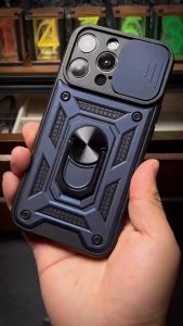 Soft Shell Armor Case Defence With Ring Stand Samsung S25 Ultra S25 Plus - S24 Ultra S24 Plus S24 FE - S23 Ultra S23 Plus - S22 Ultra S22 Plus - S21 Ultra Premium TPU