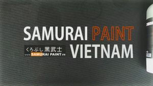 Sơn xịt Samurai Chính Hãng. Đủ màu đen nhám đen bóng trắng đỏ xanh vàng  sơn lót phủ bóng. màu sắc đa dạng