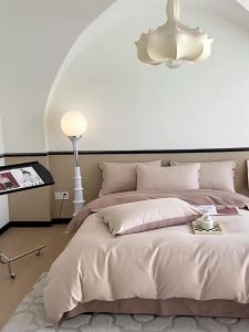 MINGSHA | Luxury High-End 100% Cotton Bedding Set 60s Count Satin