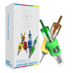 Poseidon | 20Pcs POSEIDON Pro Cartridges Tattoo Needles Ultra Tight Liner Long Taper Professional Safty Tattoo Needles