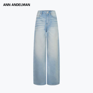 ANN ANDELMAN | Vintage Blue Design Casual Jeans Trousers