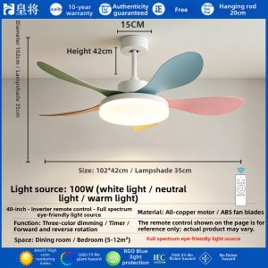 HUANGJIANG | Full Spectrum Silent Fan Light